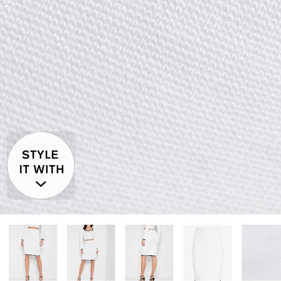 Express Body Contour Sweater Pencil Skirt - Small NWT - Picture 2 of 3